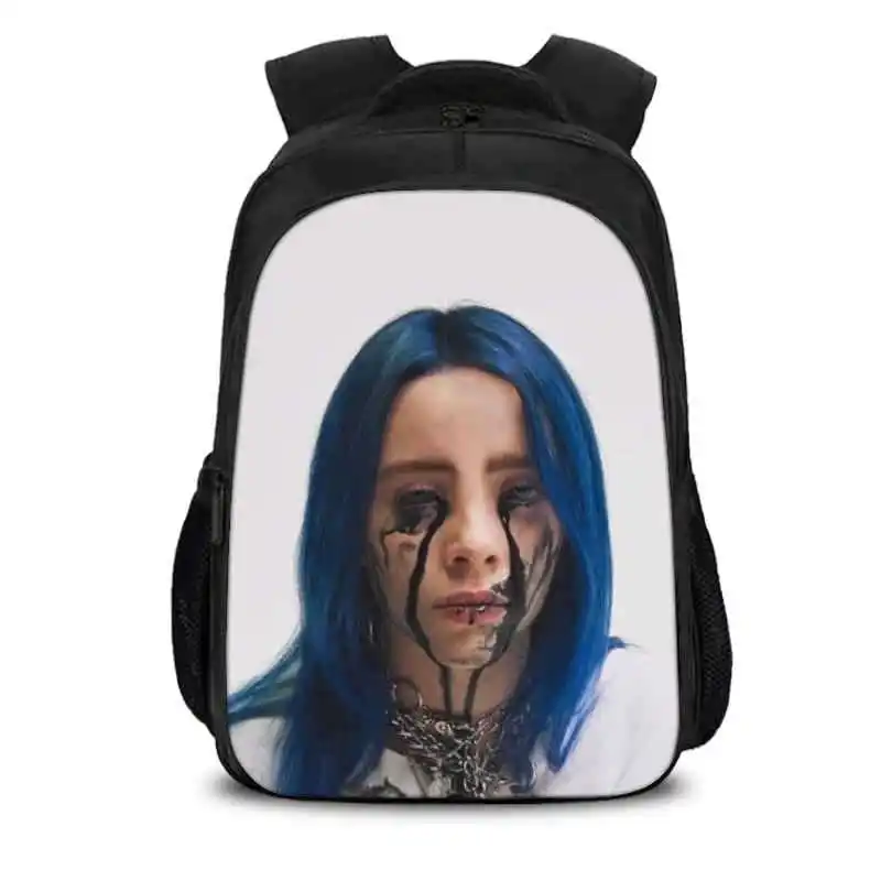 Певица Billie Eilish, рюкзак, качественная женская сумка billie eilish, Студенческая школьная сумка для подростков, девочек и мальчиков, mochila escolar