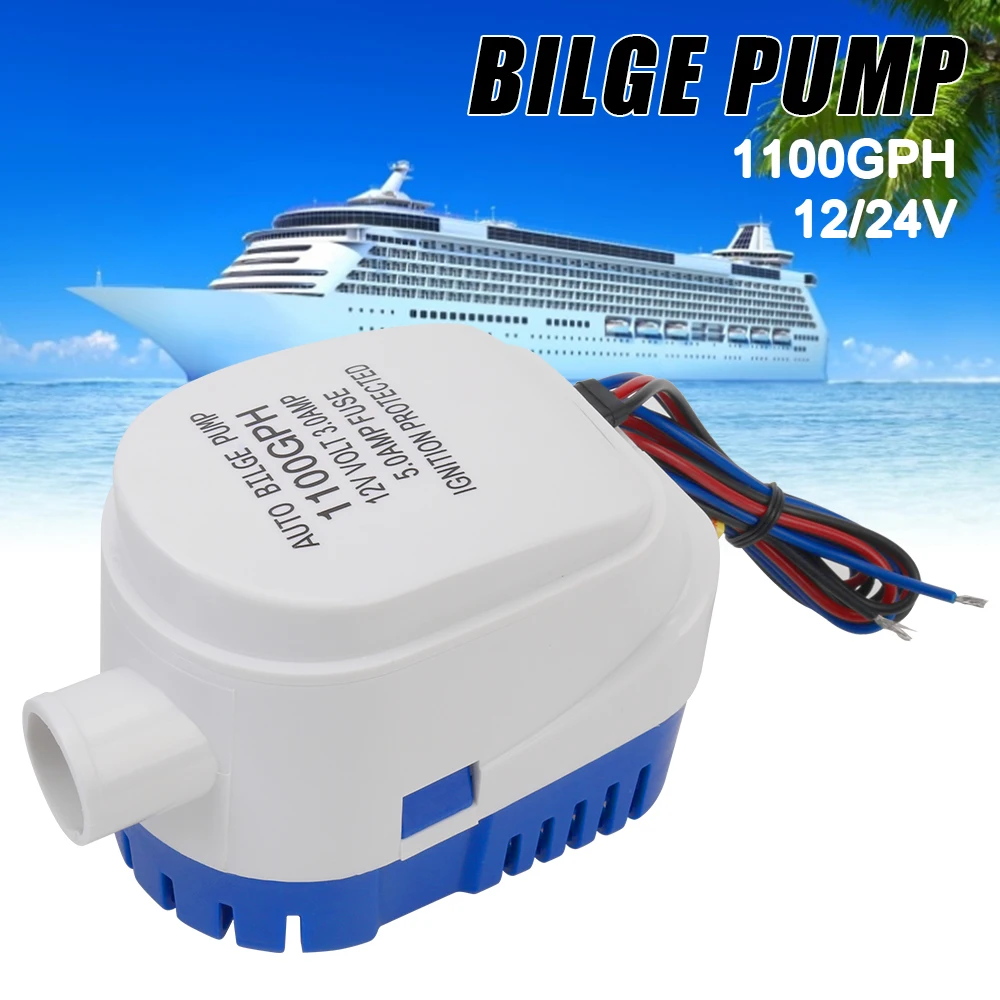 Small Volume Auto Submersible Electric Water Pumps 1100gph Automatic