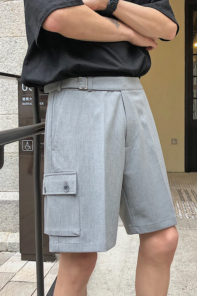 summer new casual fashion personality comfortable Cotton Cross-pant overalls men abbigliamento uomo Recommend
