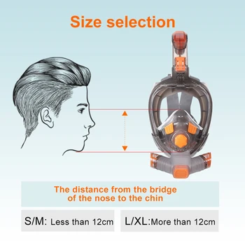 SMACO Full Face Scuba Diving Mask for Adult Anti Fog Goggles Underwater Wide View Foldable Transparent Snorkel Swimming Mask 4