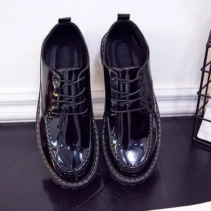 Мужская обувь на шнуровке сезон весна Корейская повседневная трендовая