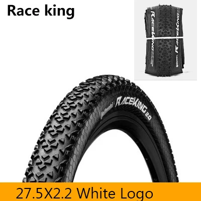 Континентальная 26 27,5 29 2,0 2,2 MTB шина гоночный король велосипедная шина анти прокол 180TPI Складная Шина горный велосипед шины X-King - Цвет: 27.5x2.2 wihte