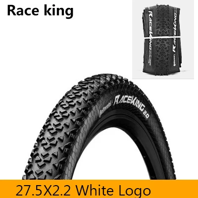 27.5x2.2 wihte Континентальная 26 27,5 29 2,0 2,2 MTB шина гоночный король велосипедная шина анти прокол 180TPI Складная Шина горный велосипед шины X-King - Цвет: 27.5x2.2 wihte