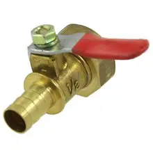 10 мм отверстие хвост OD 3/" Женская резьба газовый пневматический шарик клапан