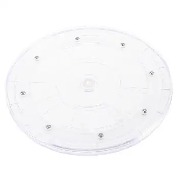 

9 Inches Plastic Cabinet Turntable Organizer Tray For Kitchen Pantry Or Countertops