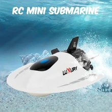 Create Toys Mini RC Submarine RC Toy Remote Control Waterproof Diving Christmas Gift for Kids Boys