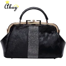 Новая мода pu Ms. Boston сумка через плечо сумка из конского волоса сумка через плечо bolsa