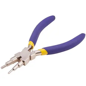 

2020 New 6 in 1 Wire Wrapper Looping Forming Plier 6Step Multi Size Barrels Jewelry Plier