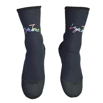 

LayaTone Diving Socks Booties Men 3mm Neoprene Wetsuit Socks Adult Water Socks Surf Snorkel Canoe Kayak Swim Scuba Diving Socks