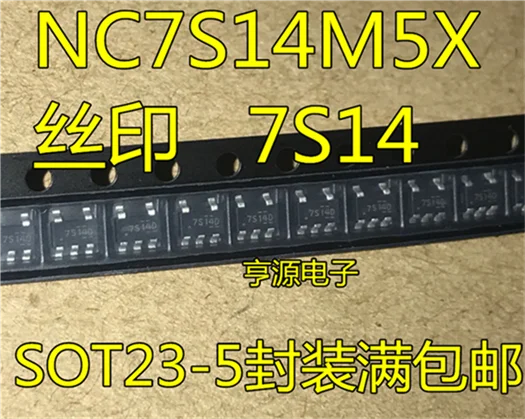 NC7S14M5X 7S14D 7S14B SOT23-5 | Электронные компоненты и принадлежности