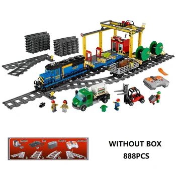 

02008 City Train Series The Cargo Trai Set Playmobil 60052 Building Blocks Bricks Toys As Compatible le Christmas Gifts 959pcs