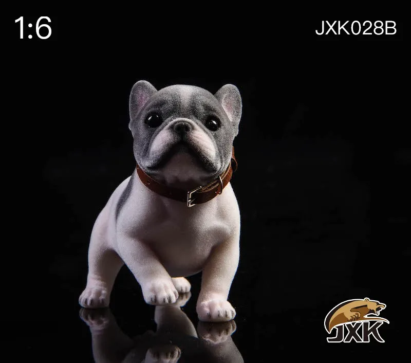 JXK 1/6 Fat Welsh Corgi Pembroke Model Dog Animal Decor Toy Painted 3  Version