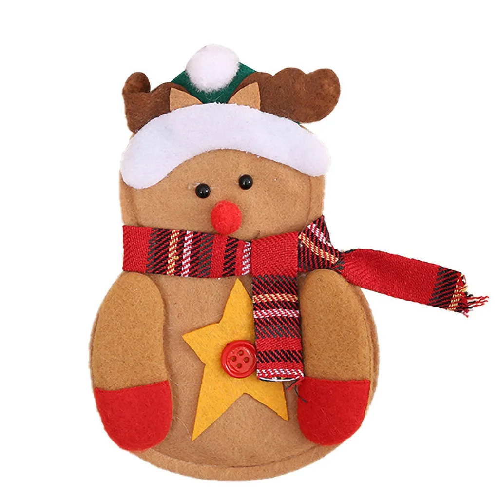 C Christmas Table Decorations Christmas Cutlery Set Santa Cutlery Set New Year Decorations Merry Christmas Natal - Цвет: C