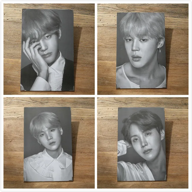 Kpop Bangtan Boys bangtan мальчики фотокарты плакат Фотокарта фото рамка открытки Коллекция
