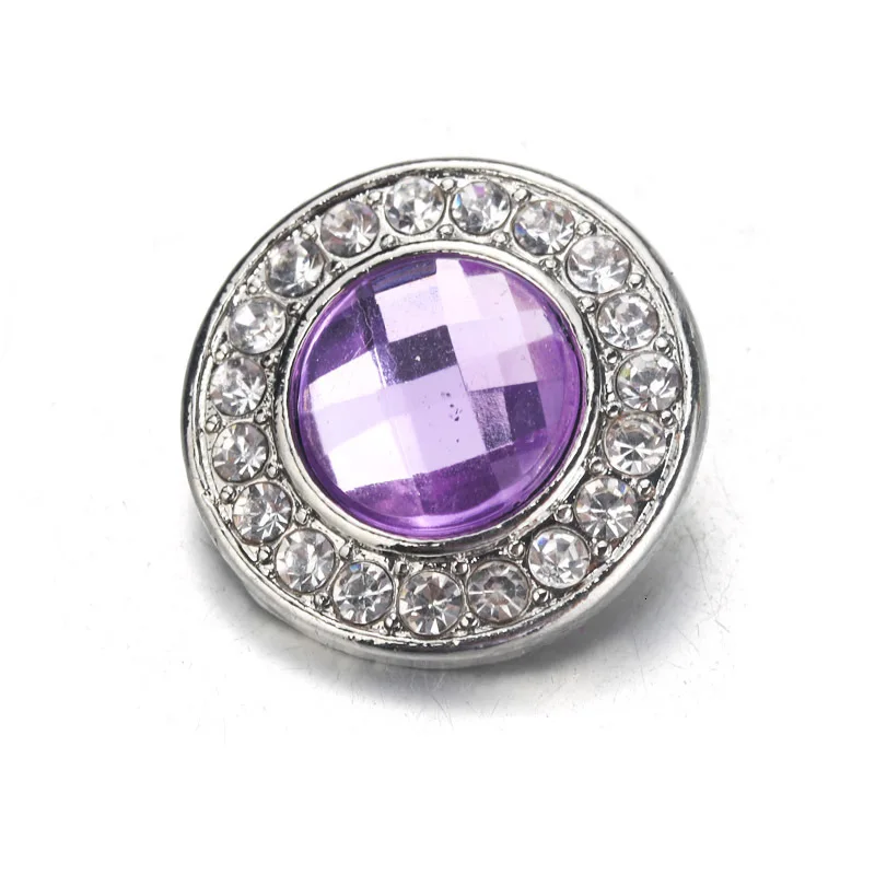 10 шт./лот Заколка-цветок ювелирные изделия Crystal 18 мм из металла заклепки для браслет с защелкой браслет аксессуары и украшения 9978