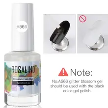 Rosalind 12 мл акварельные чернила лак для ногтей набор цветущего геля для ногтей дымовой эффект размазывание пузырьков DIY лак для маникюра художественный салон