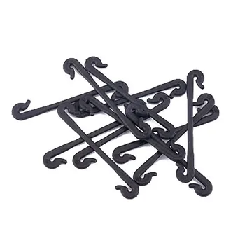

200Pcs Black U Type Tomato Clips Trellis Garden Vegetable Binder Twine Plant Support Nursery Pots