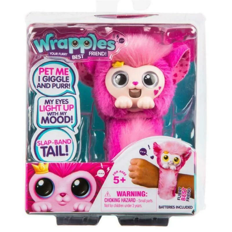 Маленькие живые Домашние животные Wrapples Princeza Skyo Slap Band игрушки Электрические Животные живые плюшевые куклы для детей подарок для малышей