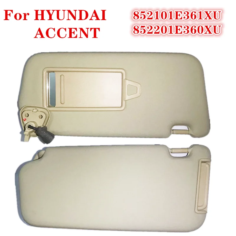 Для HYUNDAI ACCENT левый и правый солнцезащитный козырек Солнцезащитный в сборе 852101E361XU