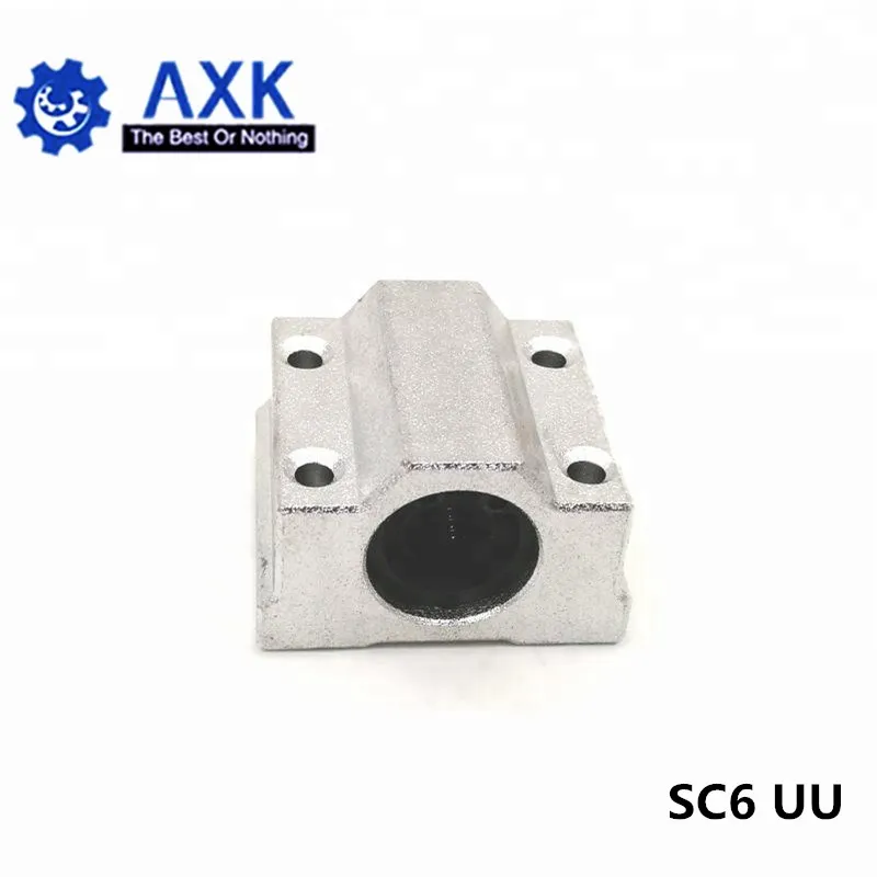 10 шт./лот SC6UU SCS6UU 6 мм Линейный Шарикоподшипниковый блок CNC роутер с LM6UU втулкой