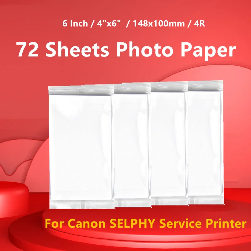 6 Pollici Per Canon Selphy Photo Printer Cp1200 Cp1300 Cp910 Cp900 Carta Per Inchiostro A Colori Stampa Fotografica Stampante Per Cartucce D'Inchiostr