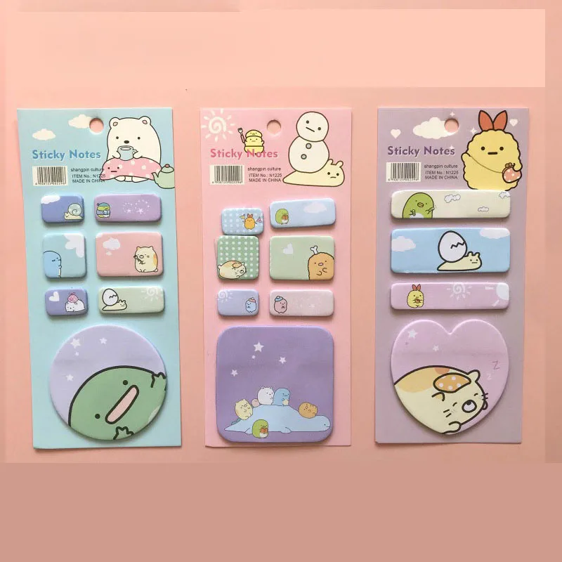 40 pcs/lot Cartoon Sumikko Gurashi Memo pad Sticky Notes Cute N Times Stationery Label Notepad Bookmark Post school supplies |