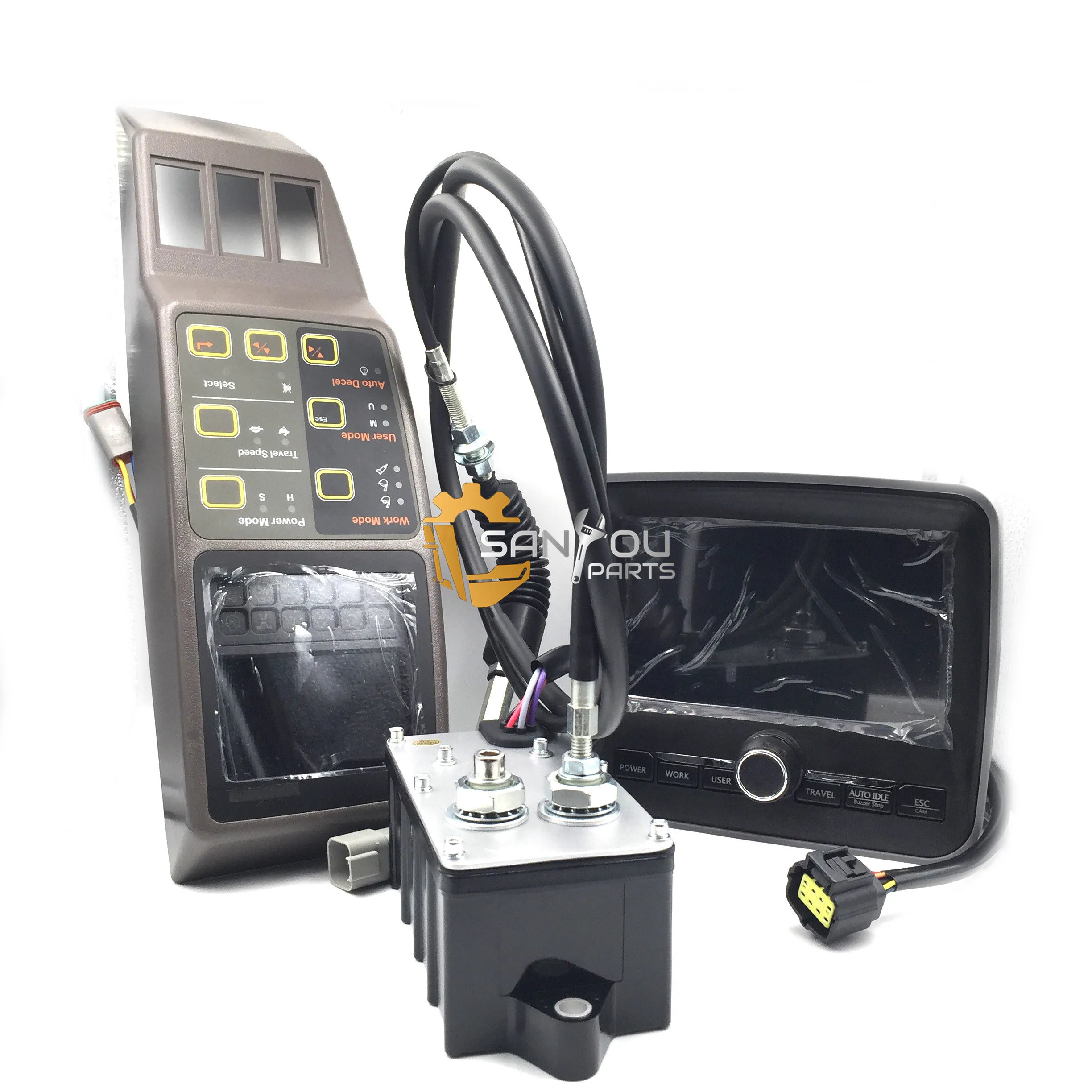 Monitor LCD Cluster Assy 21Q6-30400 R220-9S R210-9 Monitor Display Panel 21Q6-30104 for Excavator Electric Parts 21Q630104