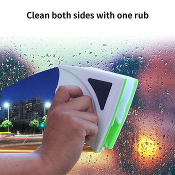 

Magnetic Window Brush Glass Cleaner Brush ToolDouble Side Glass Cleaning Brush Household Cleaning Wiper Useful Surface Tools