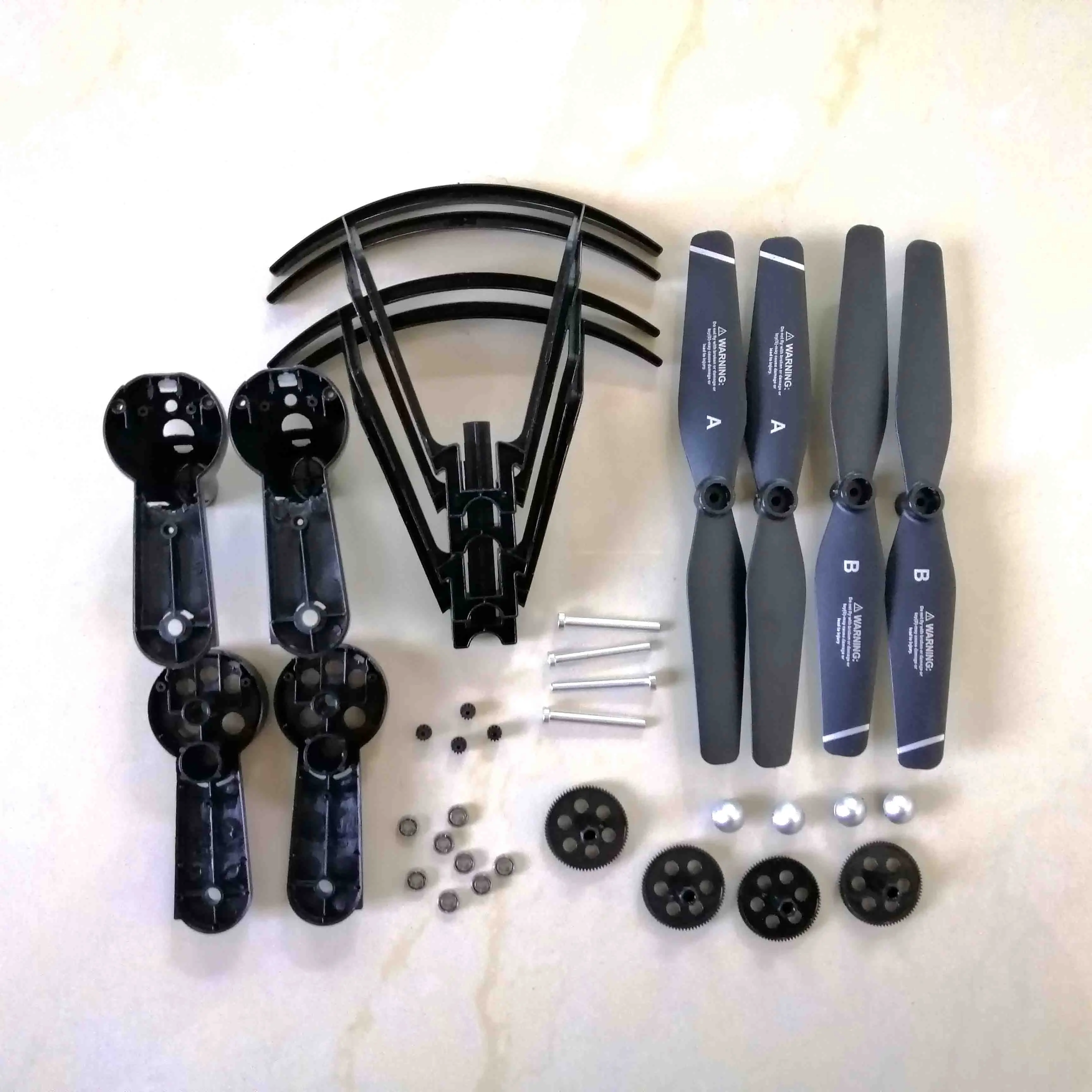 S167 GPS Drone S166GPS RC Quadcopter Spare Parts Arm Aluminum Shaft Gear Propeller Upgrade bearing Crash Pack Set | Игрушки и хобби