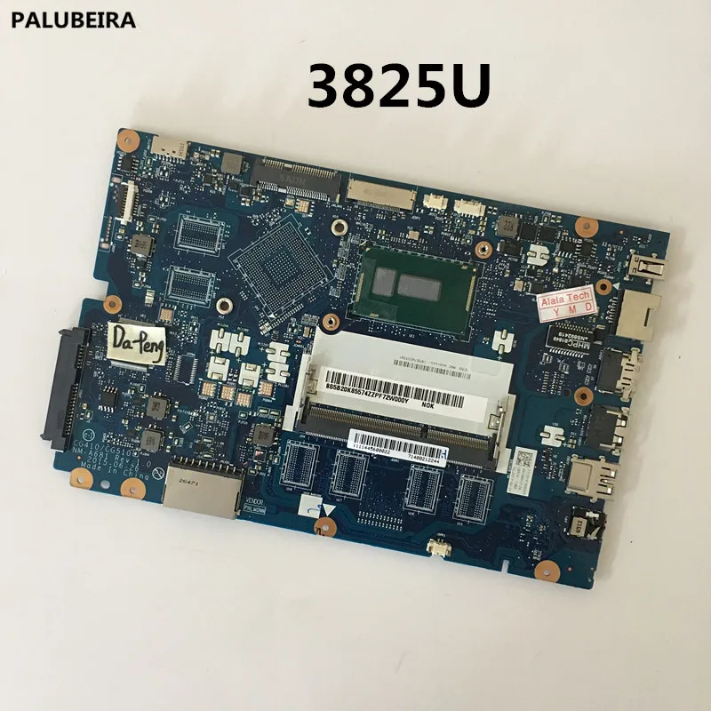 PALUBEIRA материнская плата для ноутбука lenovo Ideapad 100-15IBY 100-15IBD материнская плата CG410/CG510 NM-A681 SR240 3825U DDR3L полностью протестирована