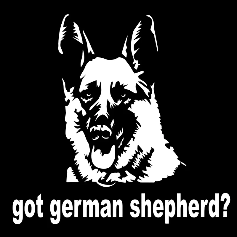 CK2952# наклейки на авто Got German Shepherd? водонепроницаемые машину наклейка для