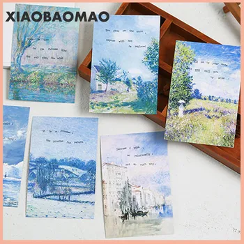 

30sheets/lot Van Gogh Oil Painting Postcard vintage Van Gogh Paintings postcards/Greeting Card/wish Card/Fashion Gift