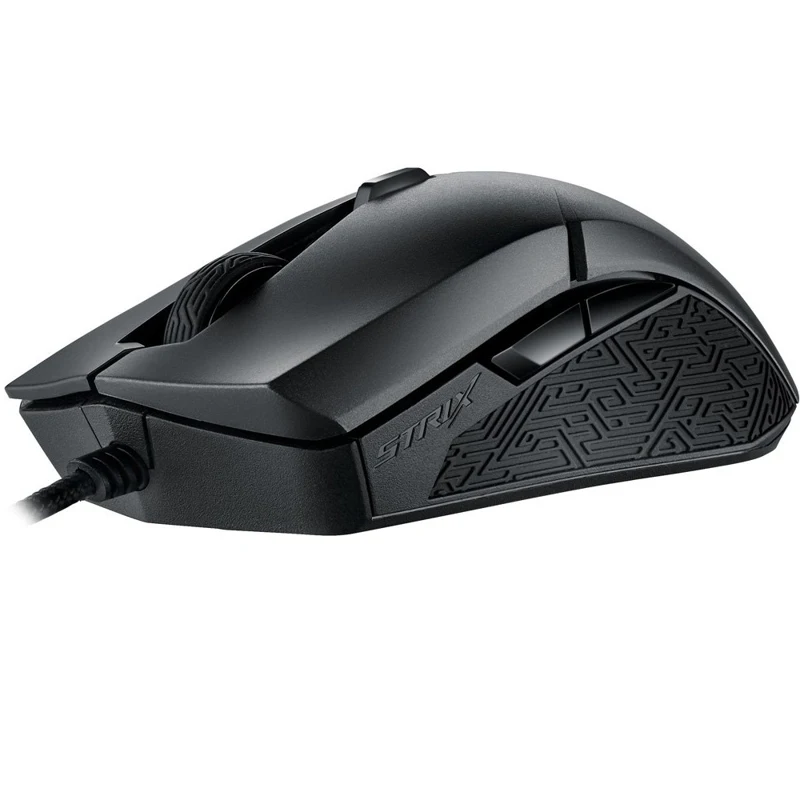Мышь ASUS ROG Strix Evolve 90MP00J0-B0UA00 оптическая, проводная, 7200 dpi, USB, RGB подсветка, цвет: черный
