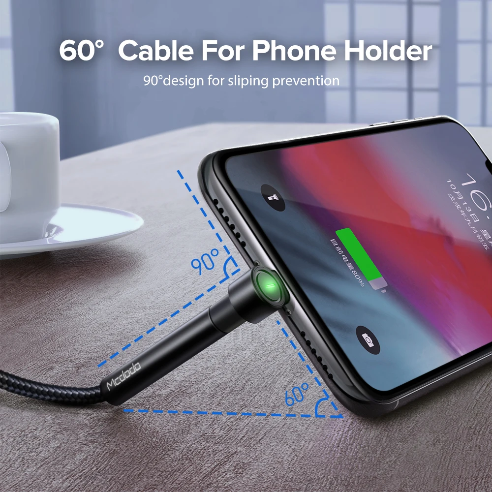 MCDODO 2m 5A type-C кабель Quick Charge 4,0 держатель для телефона для Xiaomi mi 8 Pro A2 mi x3 huawei Быстрая зарядка USB зарядное устройство type-C шнур