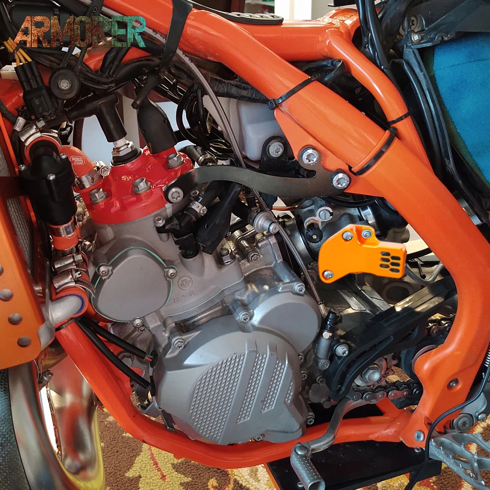 EXC 300 TPI TPS Sensor Guard For KTM TPI 300 EXC 300EXC TPI Six Days Motorcycle TPS Guard Cover Protector 2018 - 2022  2020 2021