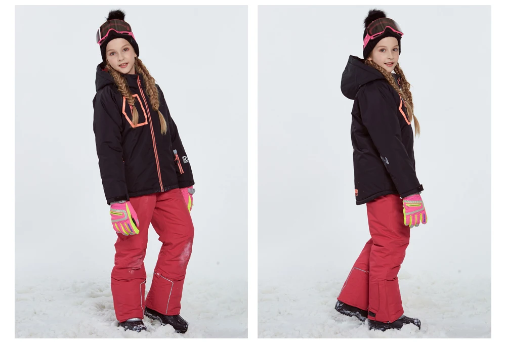 ski jacket and pants