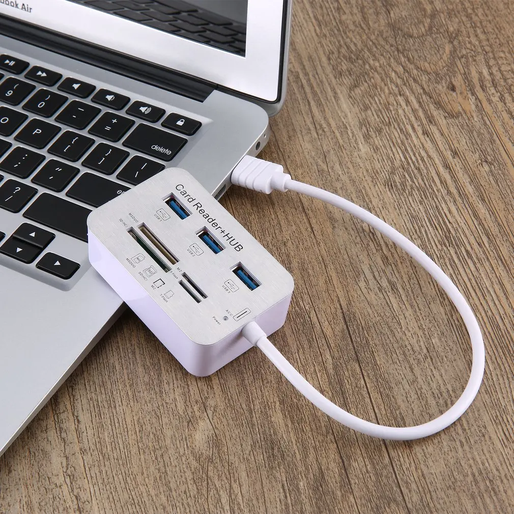 Usb-хаб 3,0 Мульти USB 3,0 разветвитель концентратор 3 порта мульти usb-хаб кардридер супер скорость микро хаб для компьютера аксессуары