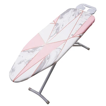 

New 140x50CM Fabric Marbling Ironing Board Cover Protective Press Iron Folding for Ironing Cloth Guard Protect Delicate Garment