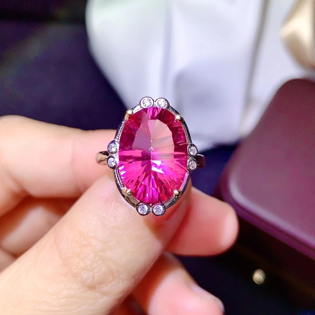 Natural Pink Topaz Loose Gemstone for Silver Ring Setting - China Gemstone  and Jewelry price