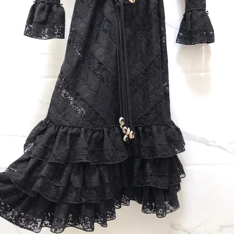 Новинка, Boho, черное платье, женские длинные платья, элегантное платье для выпускного вечера, Vestido De Fiesta, плиссированное платье, Вечерние Платья-макси для женщин