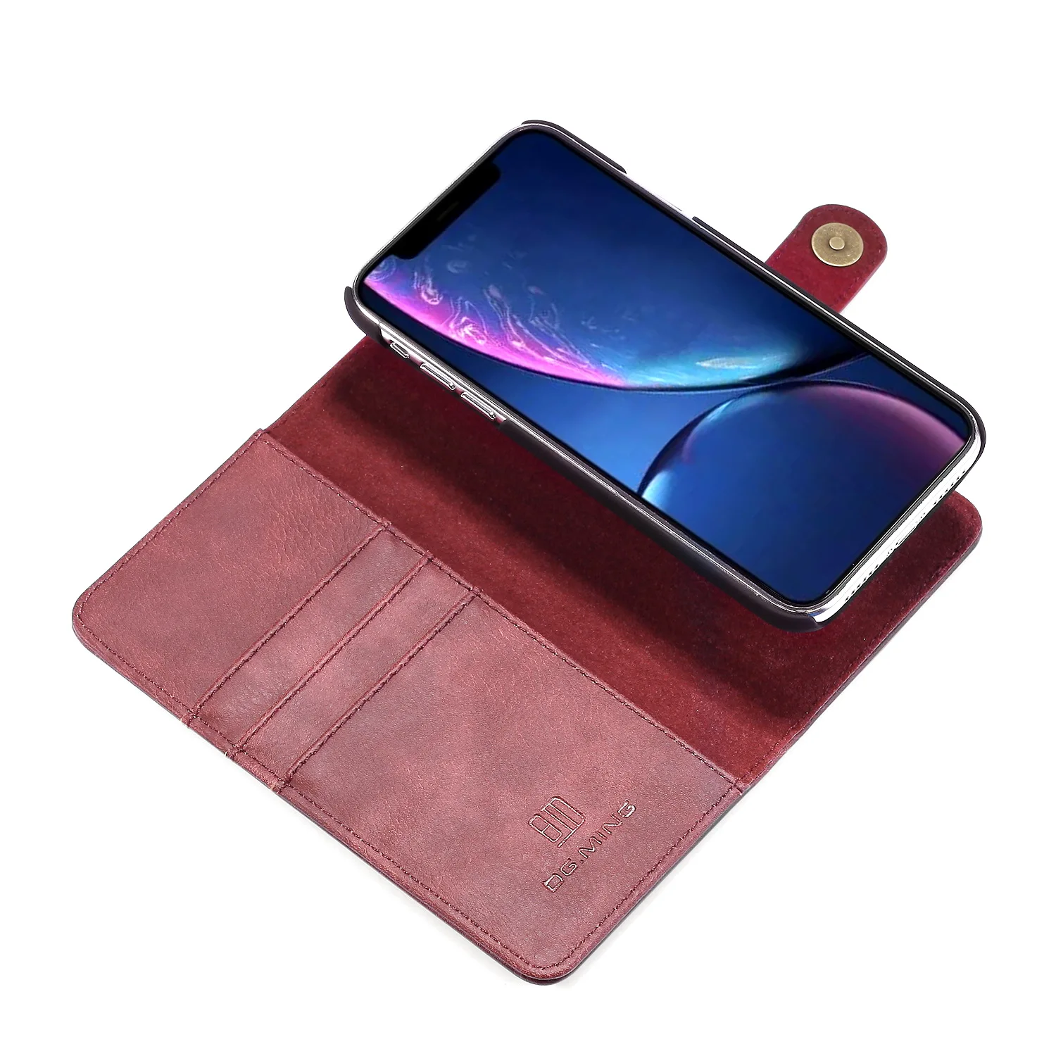 Деловой чехол-кошелек для iphone 11Pro, чехол для телефона, Ретро стиль, съемный флип-чехол, отделение для карт, кронштейн для iphone 11Pro MAX Capa