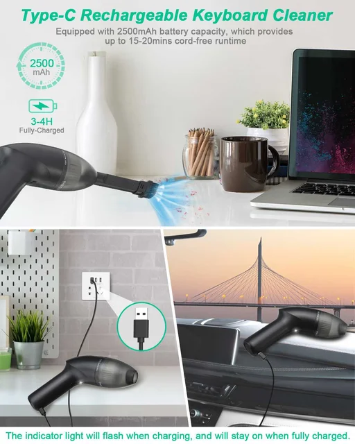 Meco + Desktop Vacuum