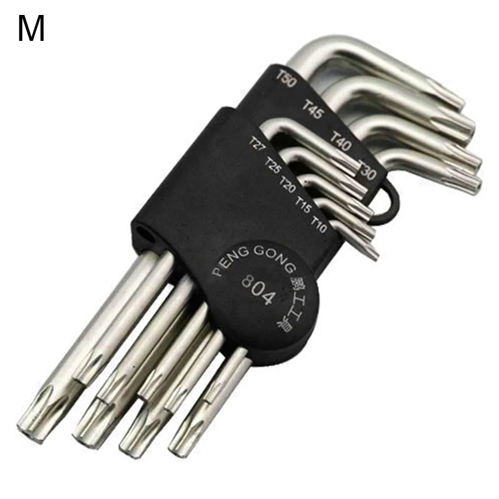 9 шт PengGong Torx l образный шестигранный ключ прочный гаечный для ремонта велосипеда