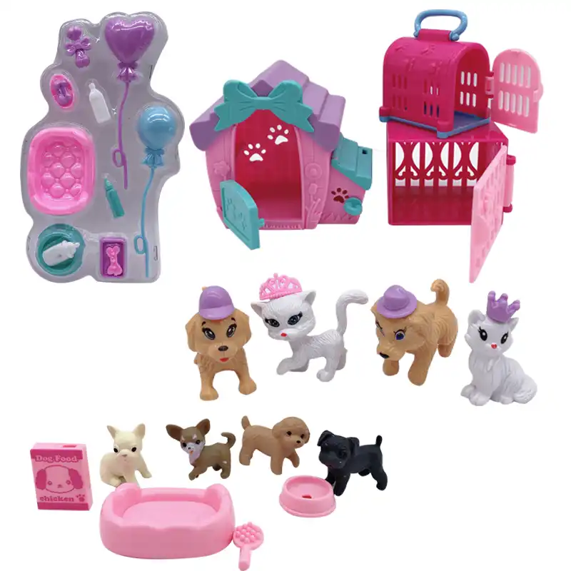 perro con jaula juguete