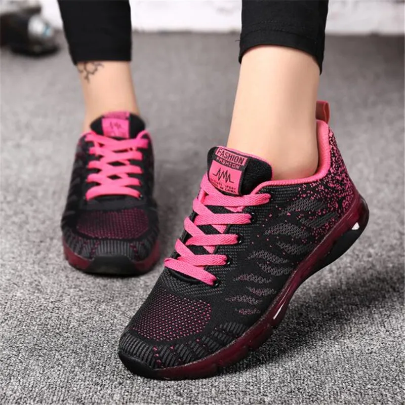 

ZPXHSM spring new fly-woven Women shoes sneakers mesh running shoes Korean version of students hundred casual shoes female Y803