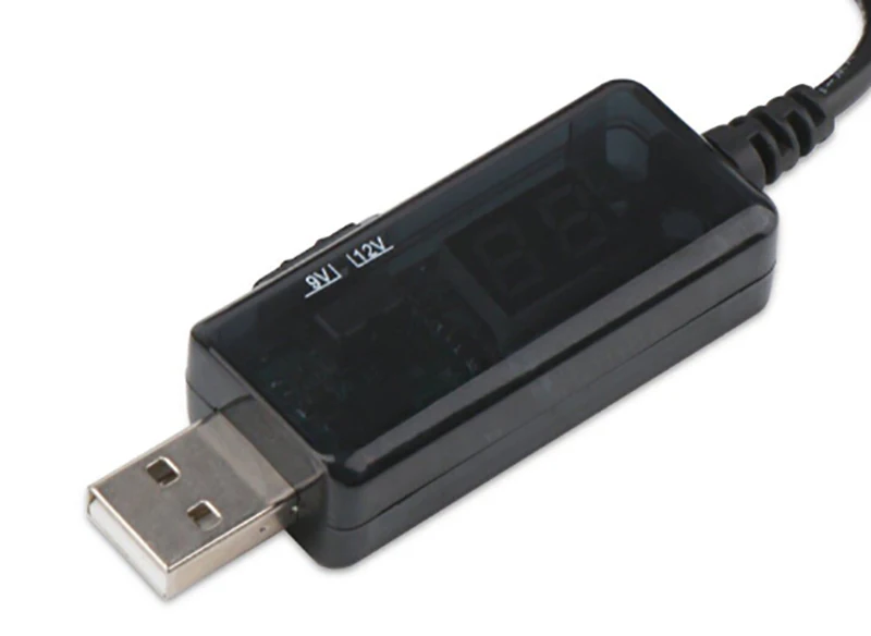 USB тестер цифровой дисплей USB Мощность конвертер усилитель DC 5 в Boost до 9 в 12 В DC напряжение конвертер усилитель мощности Светодиодный
