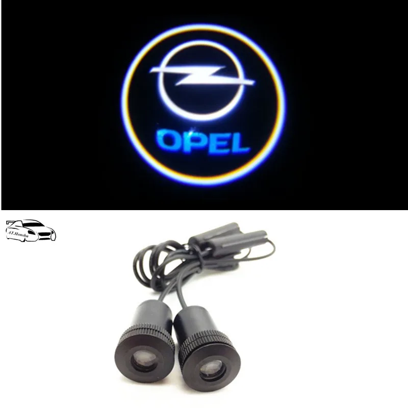 Для Opel Astra H G J Corsa D C B Insignia Zafira B Vectra C B Mokka Vectra Meriva Omega Vivaro Omega логотип светодиод машина дверные фонари