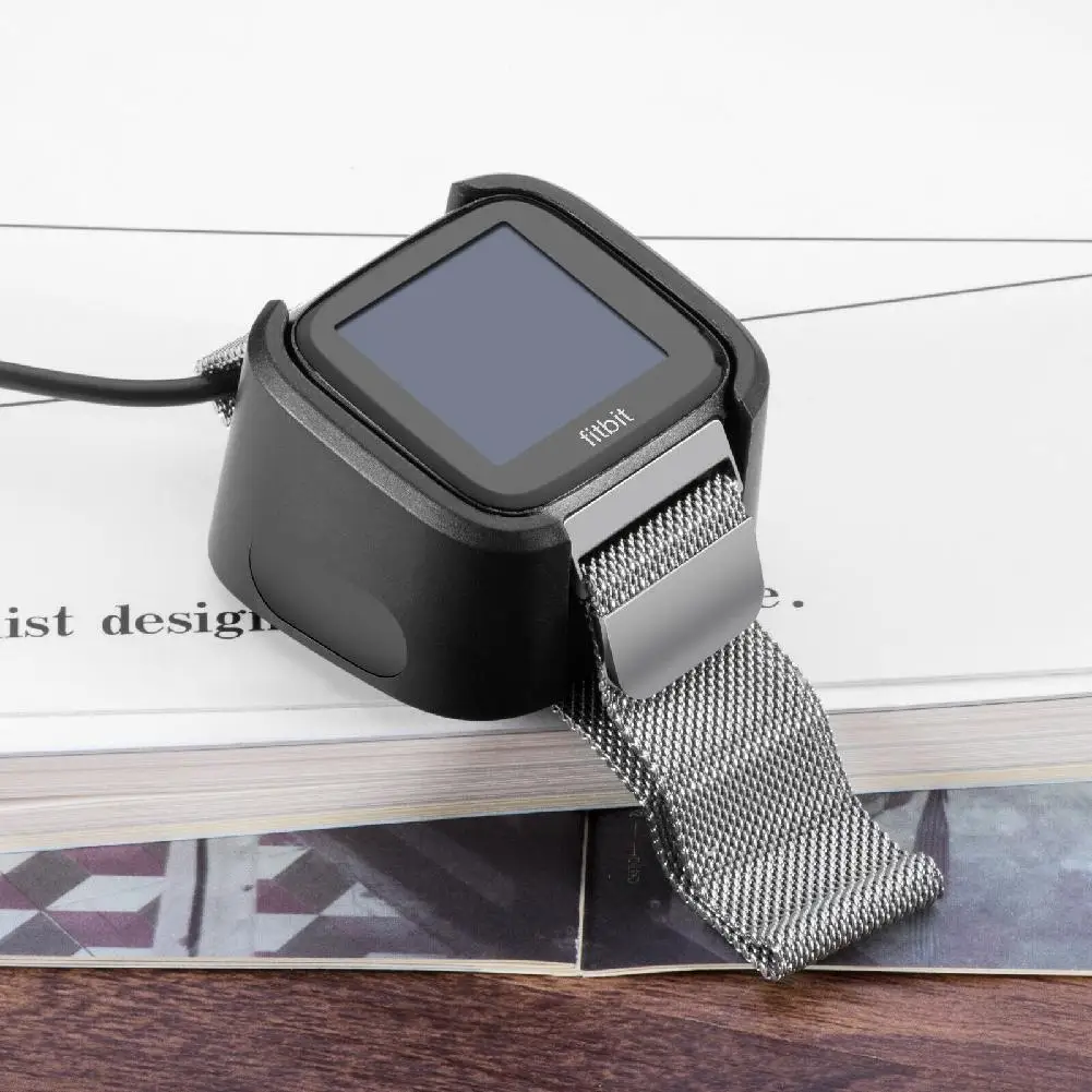 BEESCLOVER 2 шт для Fitbit Versa Смарт часы usb зарядный кабель зарядное устройство
