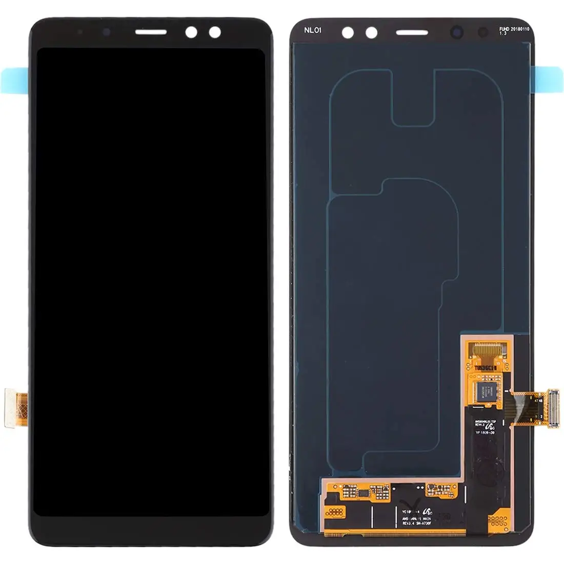 

100% Super Amoled display LCD Screen for SAMSUNG Galaxy A8 Plus 2018 LCD A730 LCD Display Touch Digitizer Replacemen
