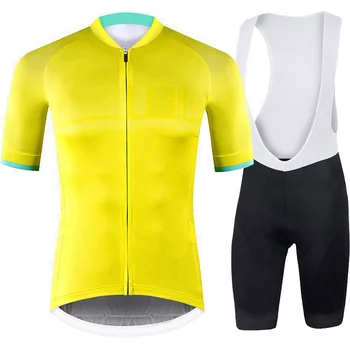 

Quick Dry Jersey and Bib Pants Bike Shirt Shorts Sets Bicycle Top Bottoms Suit Sublimation Breatable Fabric Bright Colors